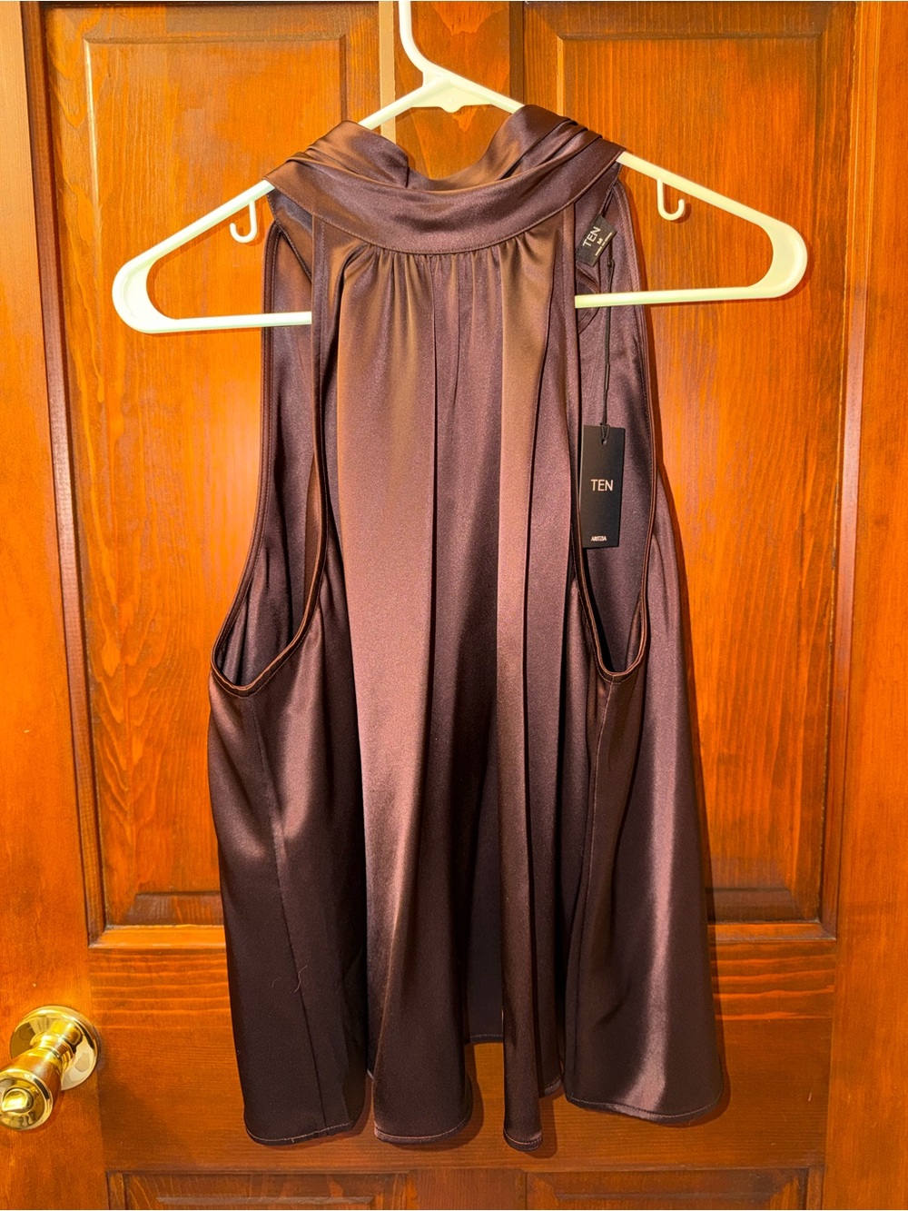 Aritzia Fallaway Satin Top